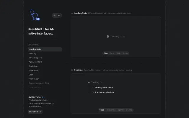 Beautiful UI preview