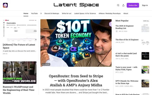Latent Space preview