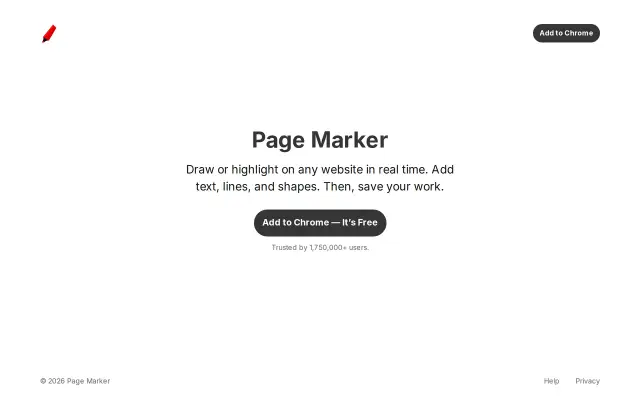 Page Marker preview