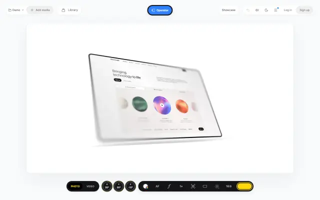 UI Camera preview