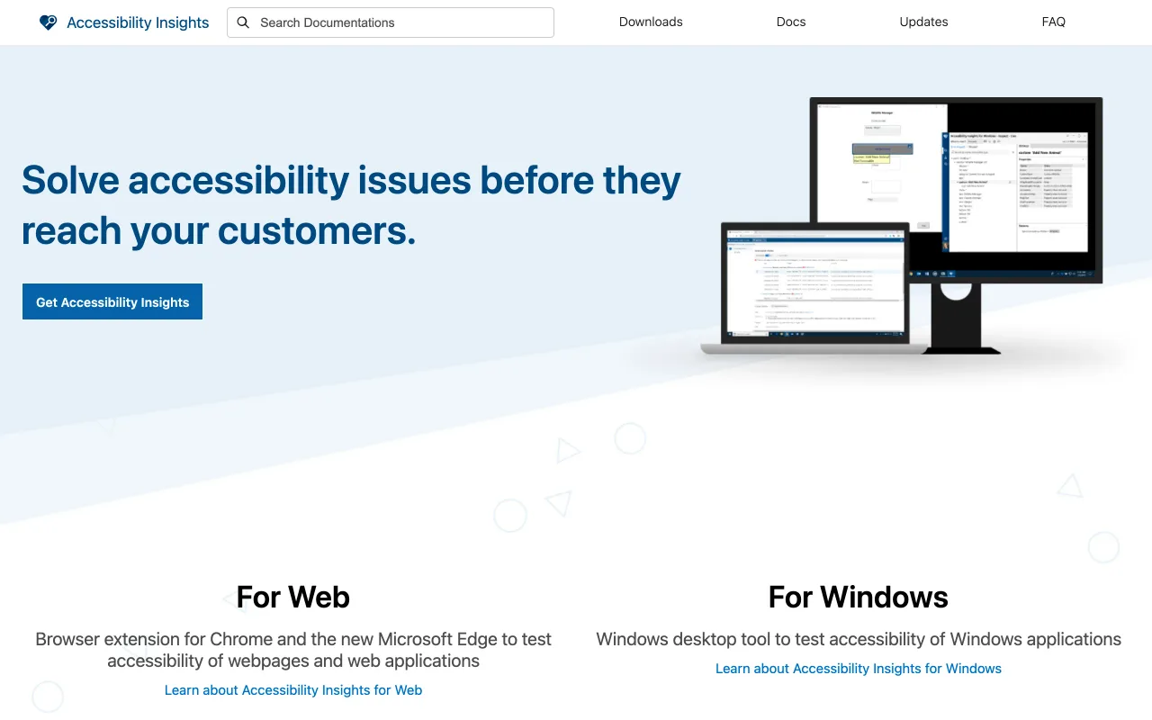 Accessibility Insights screenshot