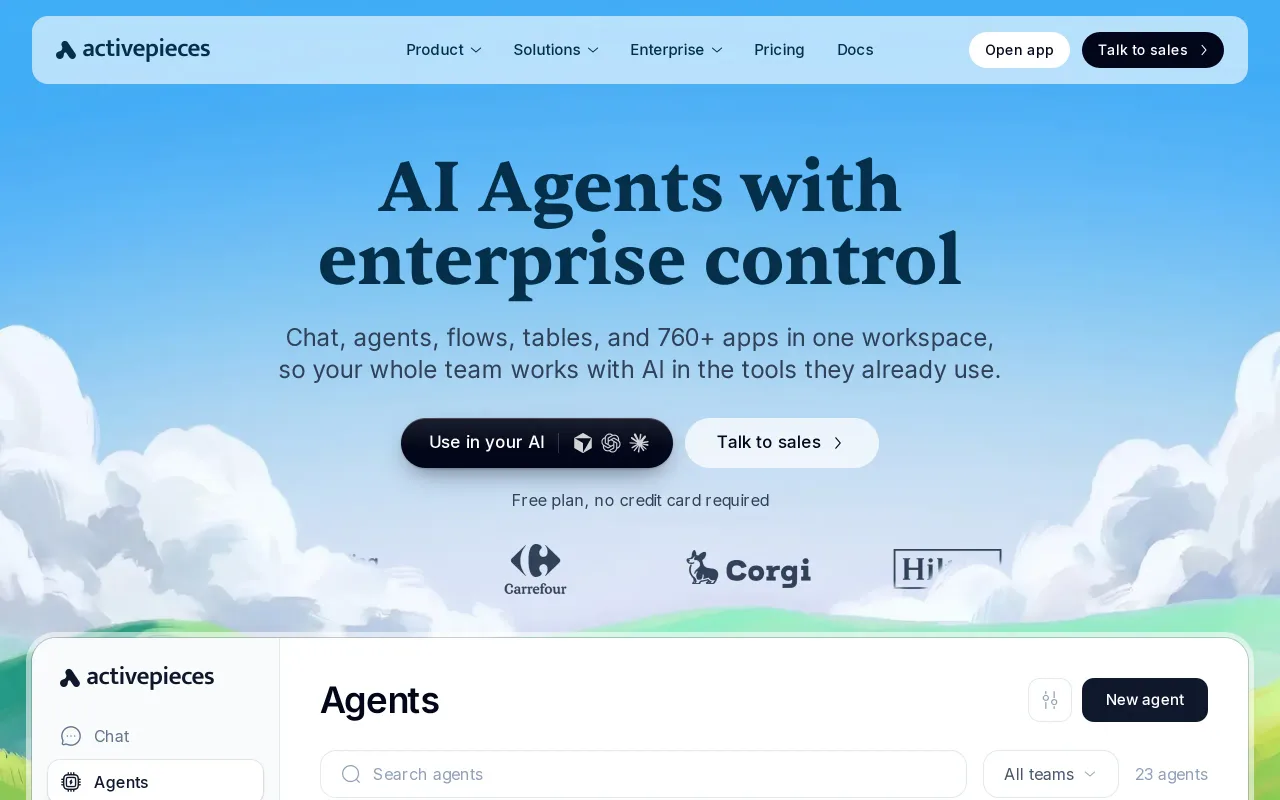 Activepieces screenshot