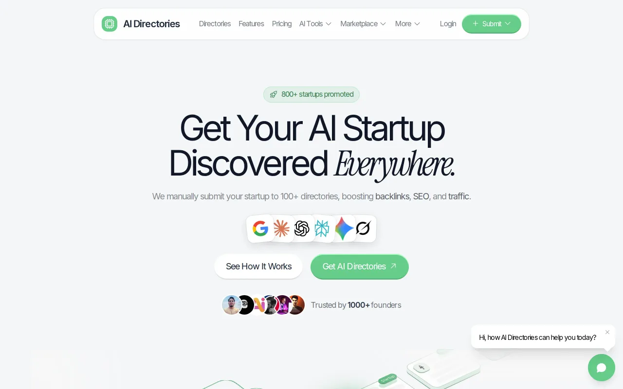AI Directories screenshot