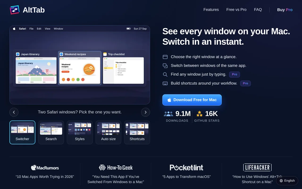 AltTab screenshot