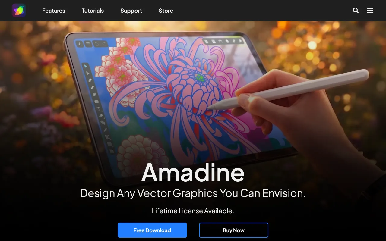 Amadine screenshot
