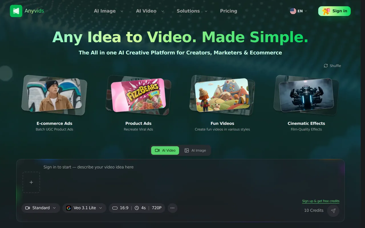 Anyvids screenshot