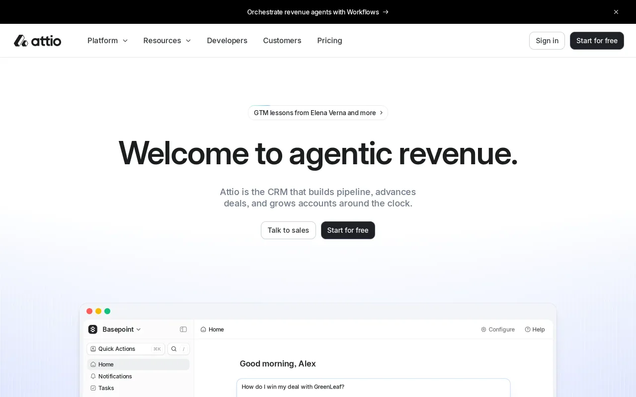 Attio screenshot