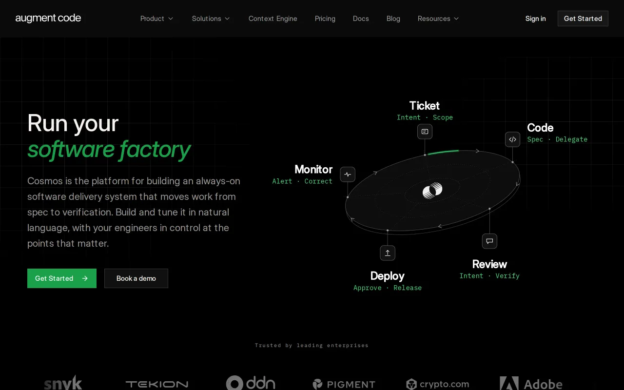 Augment Code screenshot