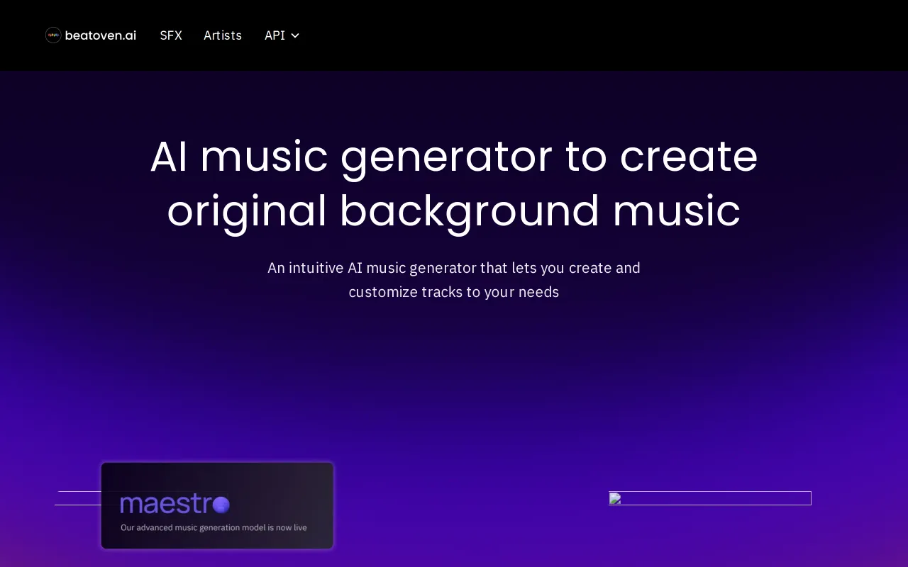 Beatoven.ai screenshot