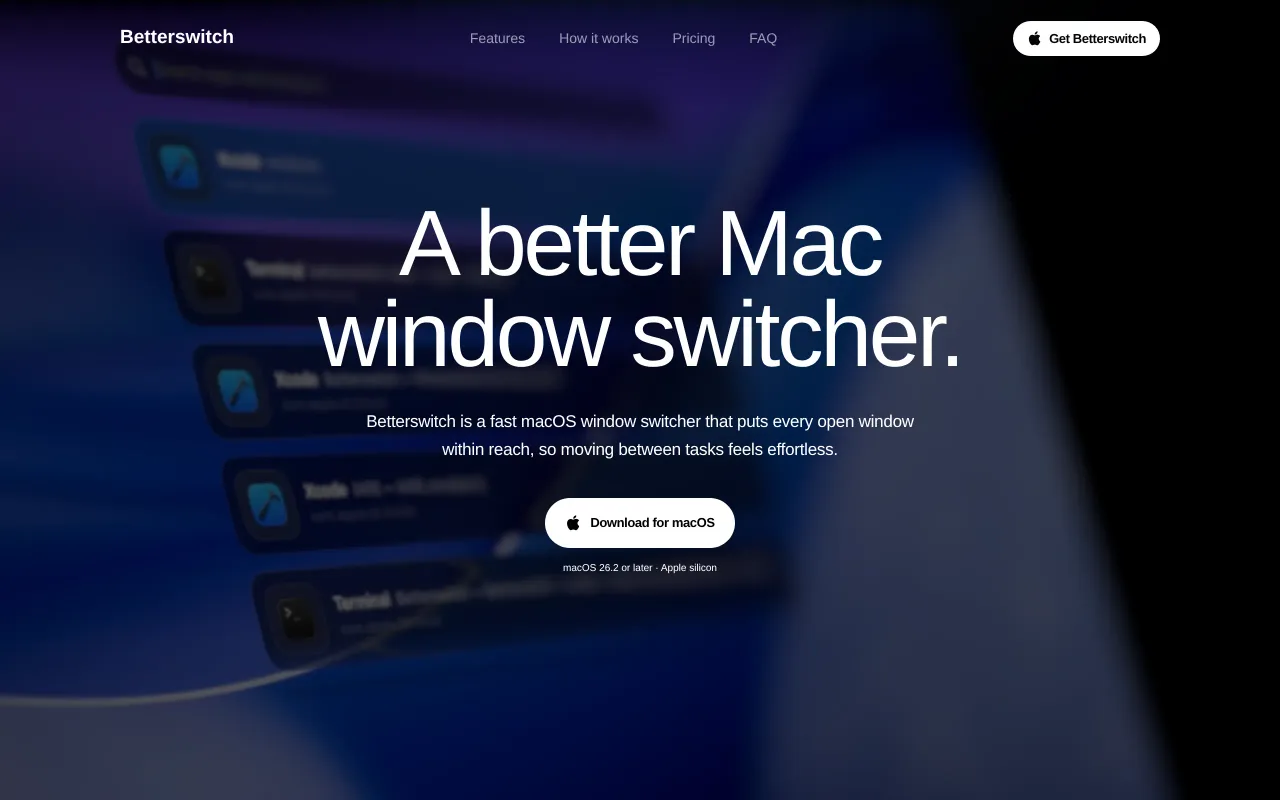 Betterswitch screenshot