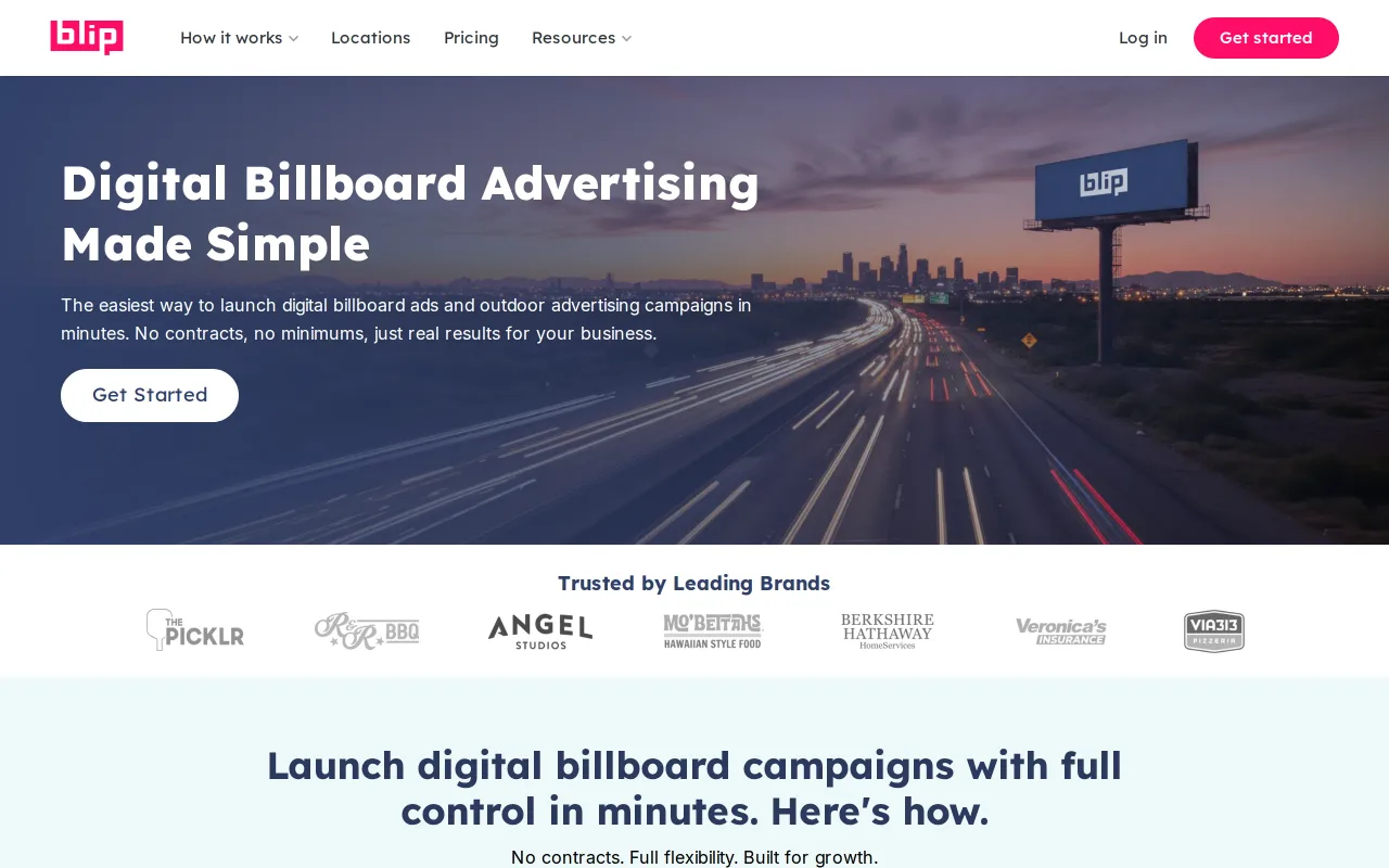 Blip Billboards screenshot