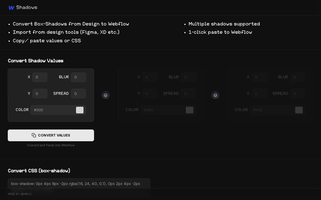 Box Shadow screenshot