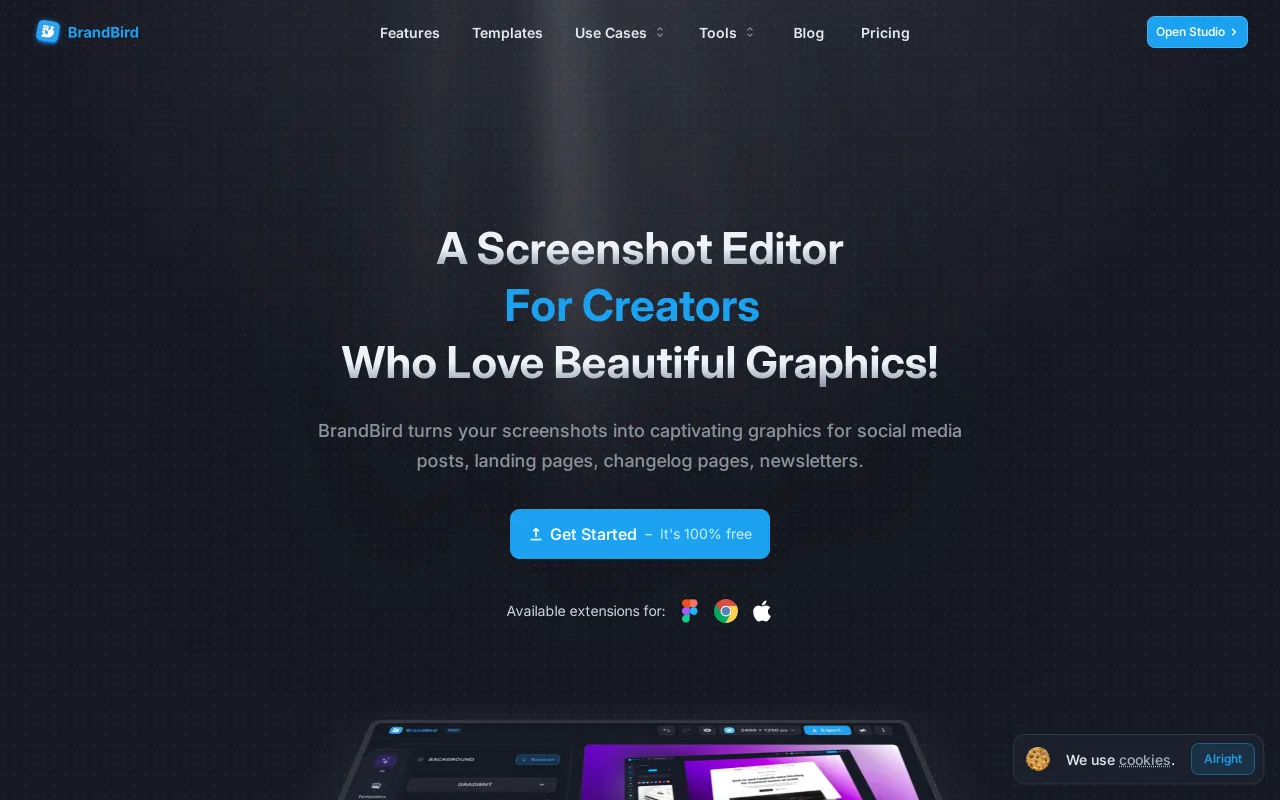 Brandbird screenshot