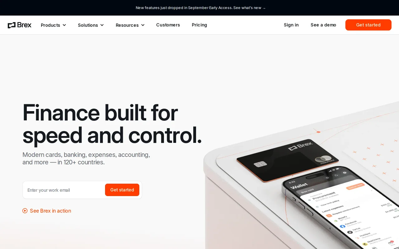 Brex screenshot