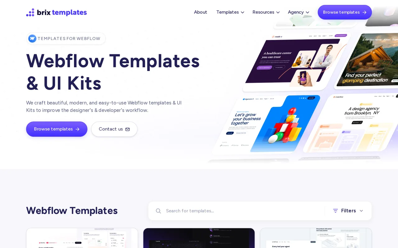 BRIX Templates screenshot