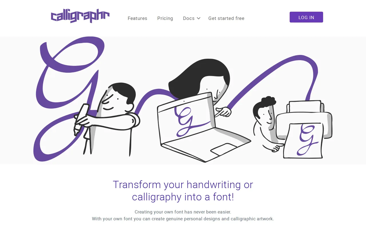 Calligraphr screenshot