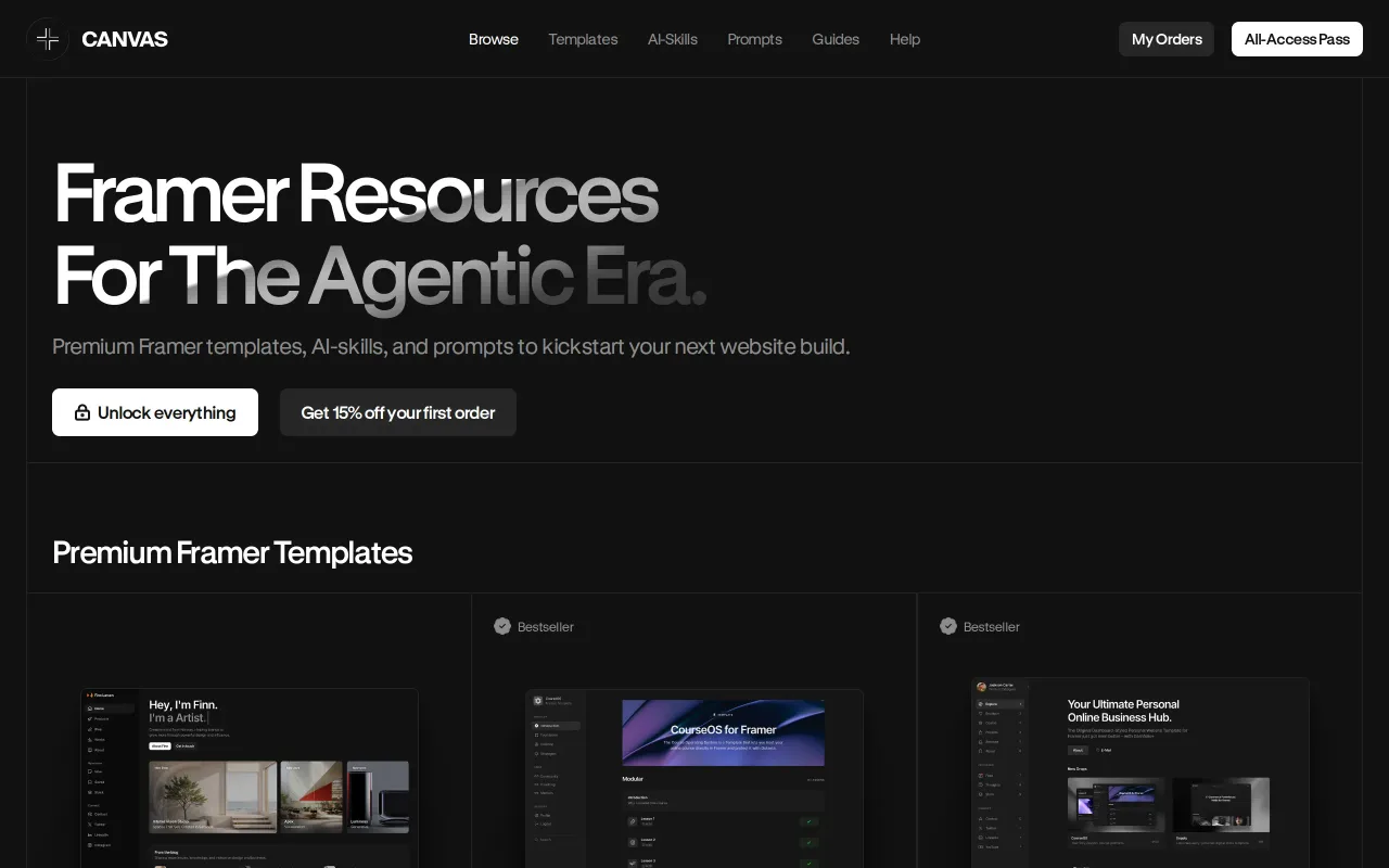 Canvas Supply screenshot