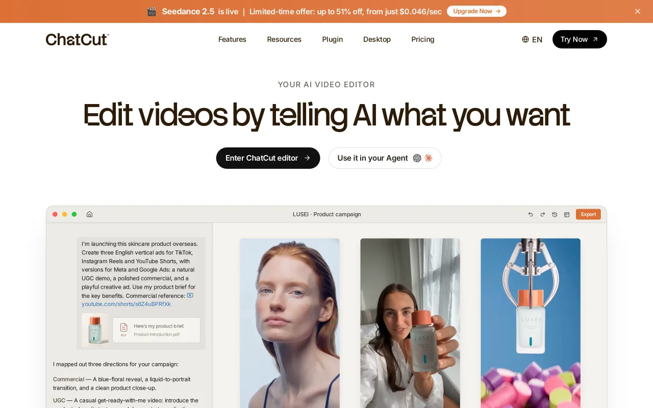 ChatCut screenshot