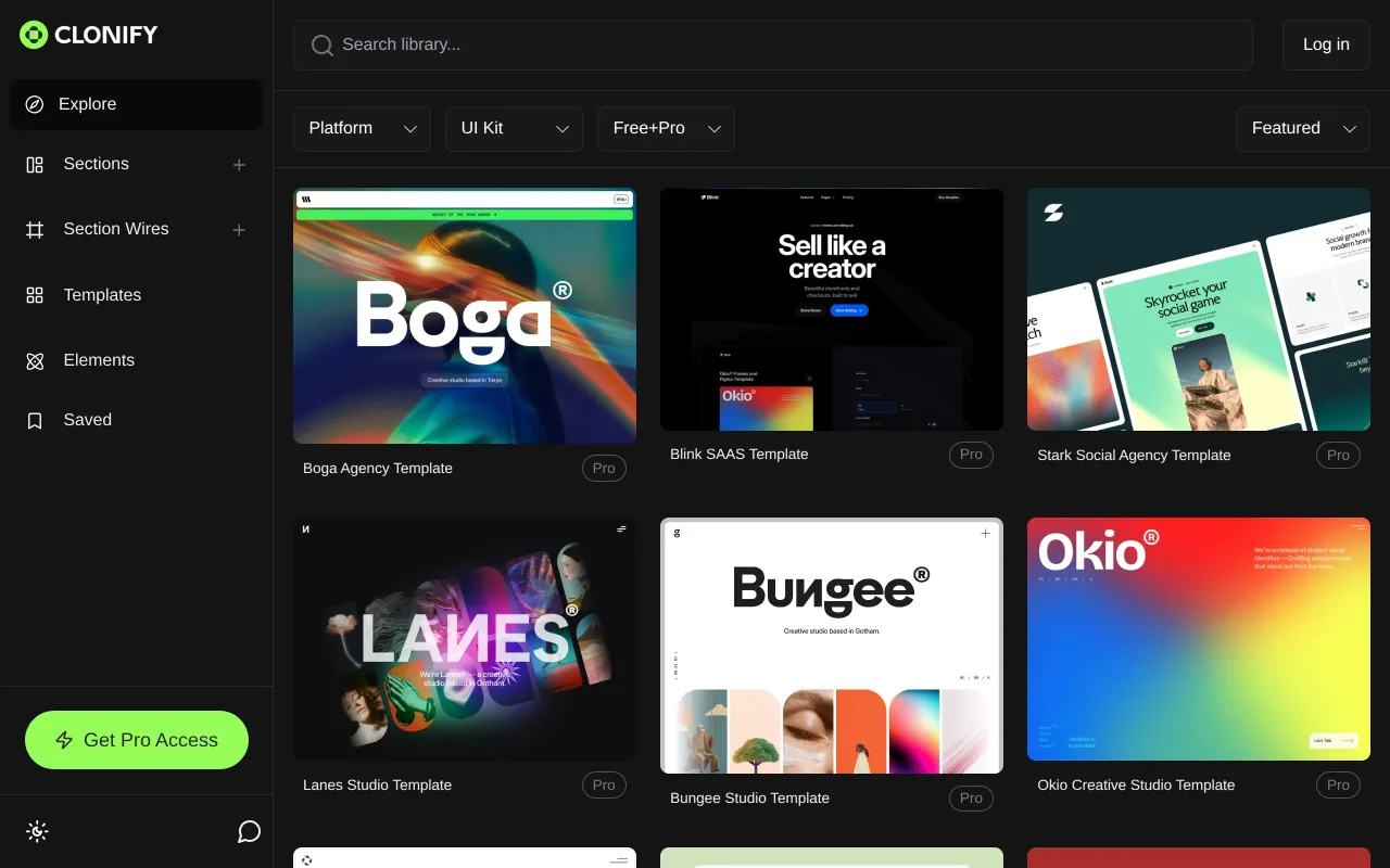 Clonify screenshot