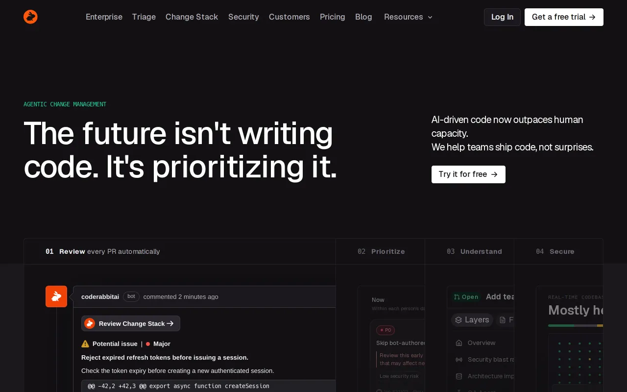 CodeRabbit screenshot