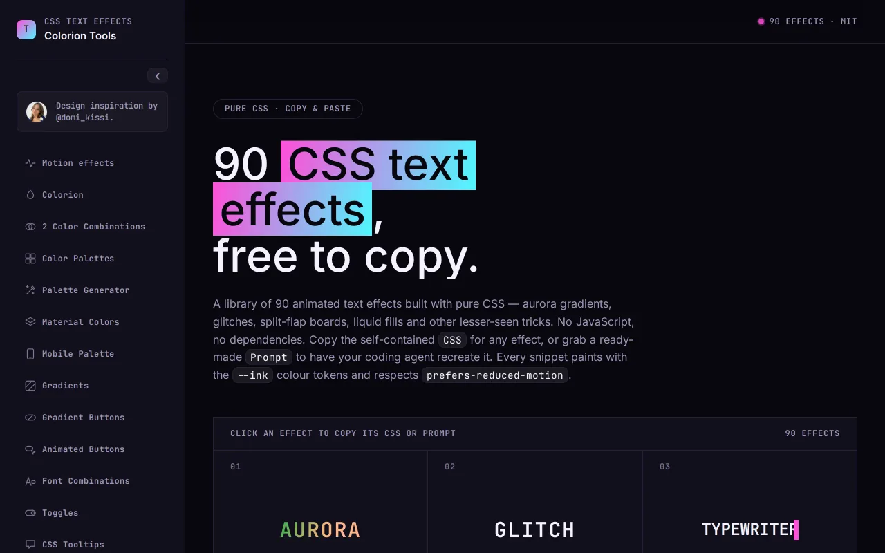 Colorion Tools screenshot