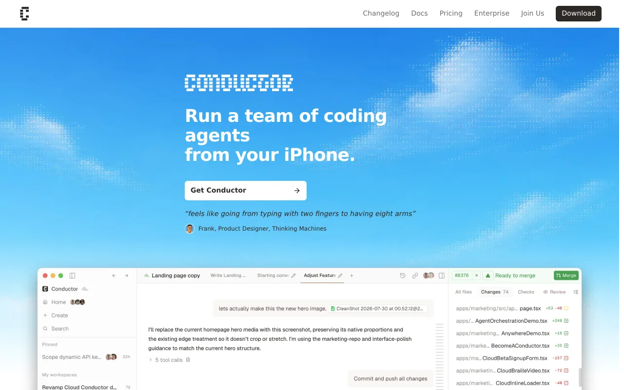 Conductor Cloud screenshot