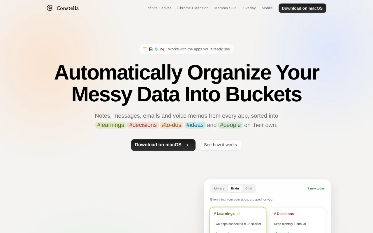 Constella screenshot