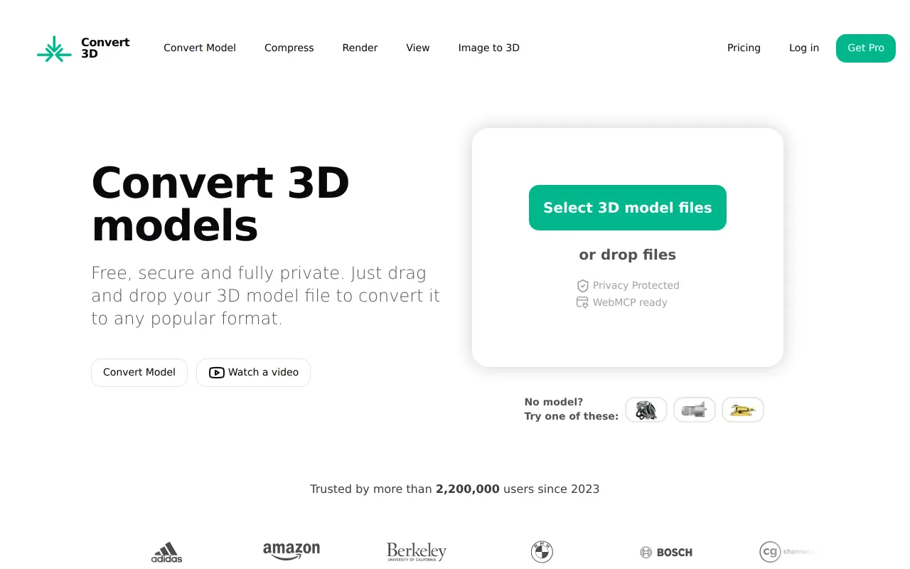 Convert3D screenshot