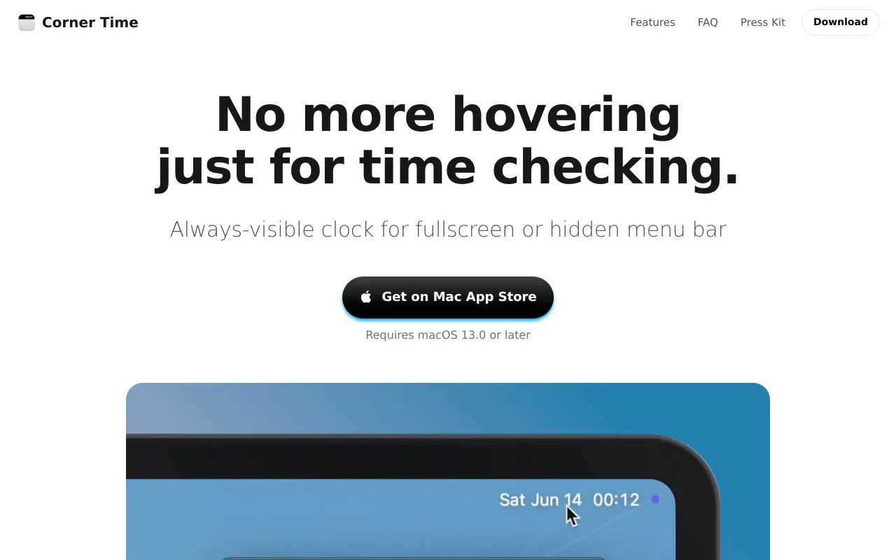Corner Time screenshot