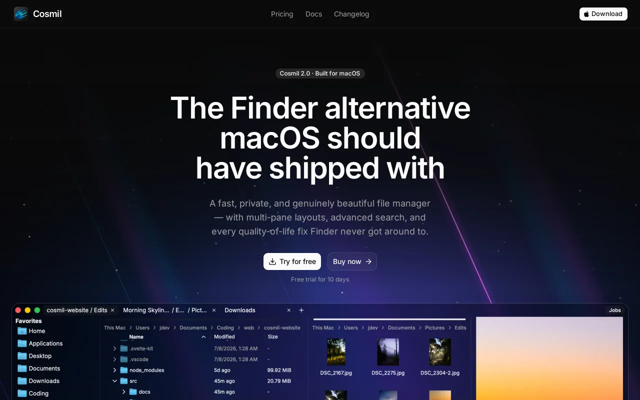 Cosmil screenshot
