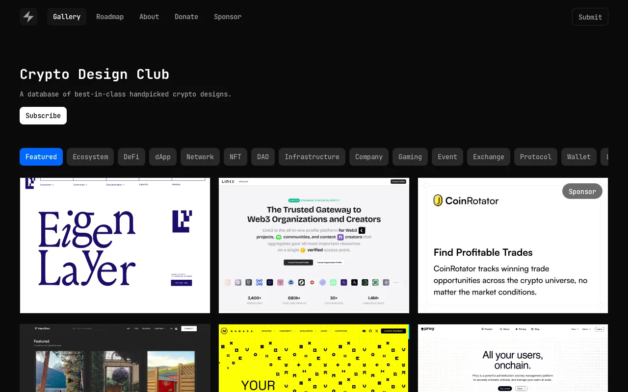 CryptoDesign Club screenshot