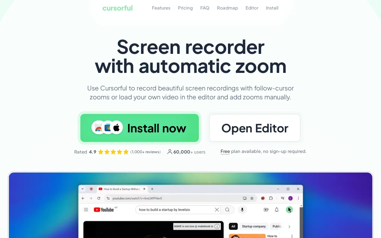 Cursorful screenshot
