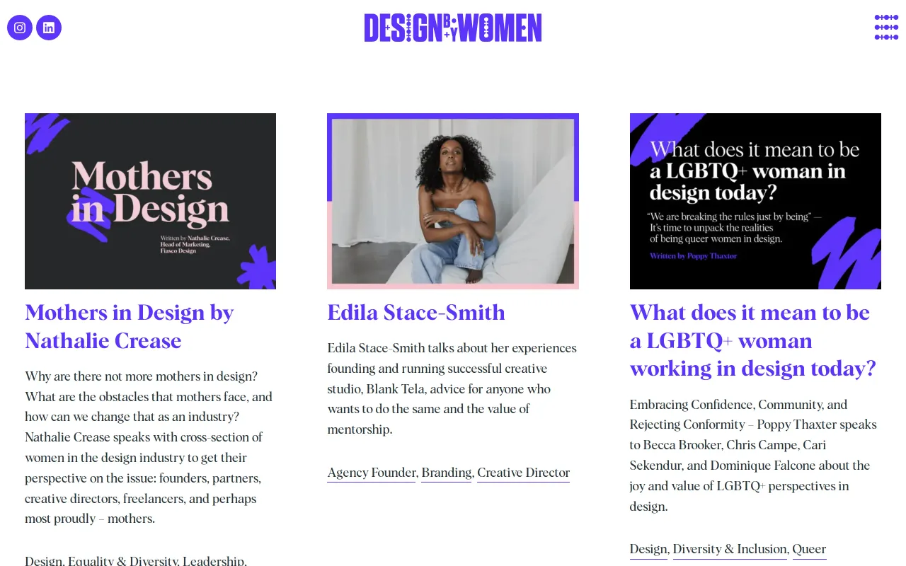 Design by Women screenshot