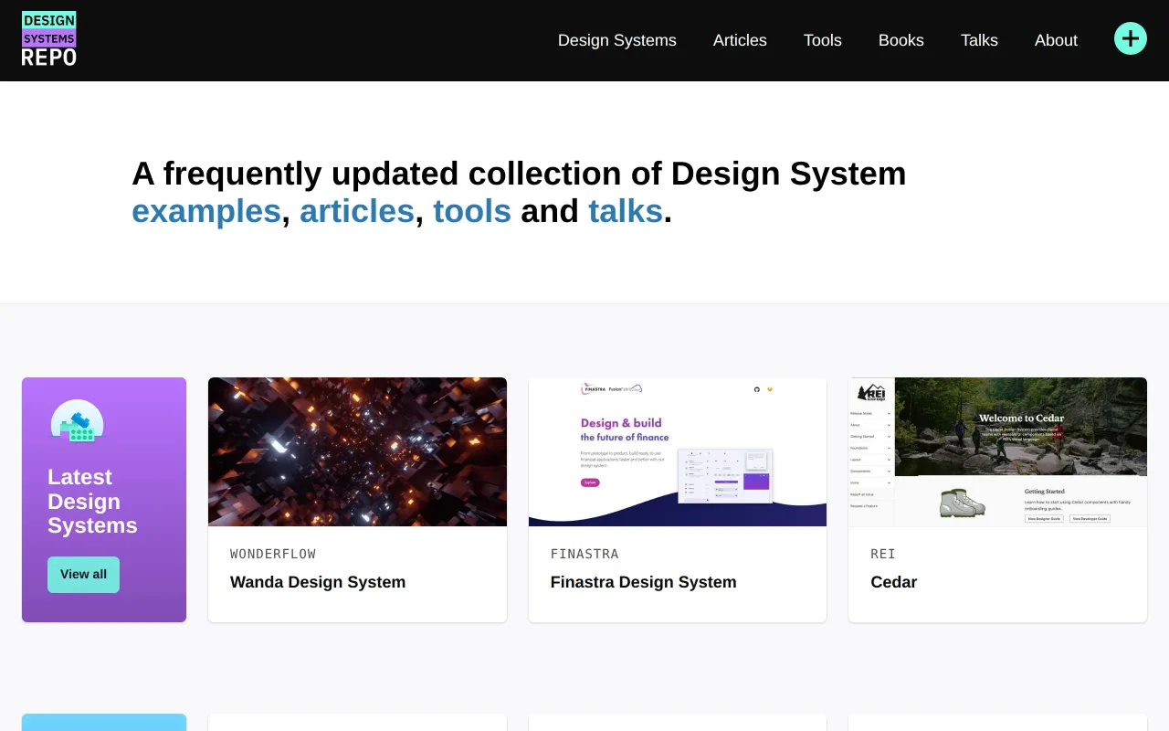 Design Systems Repo screenshot
