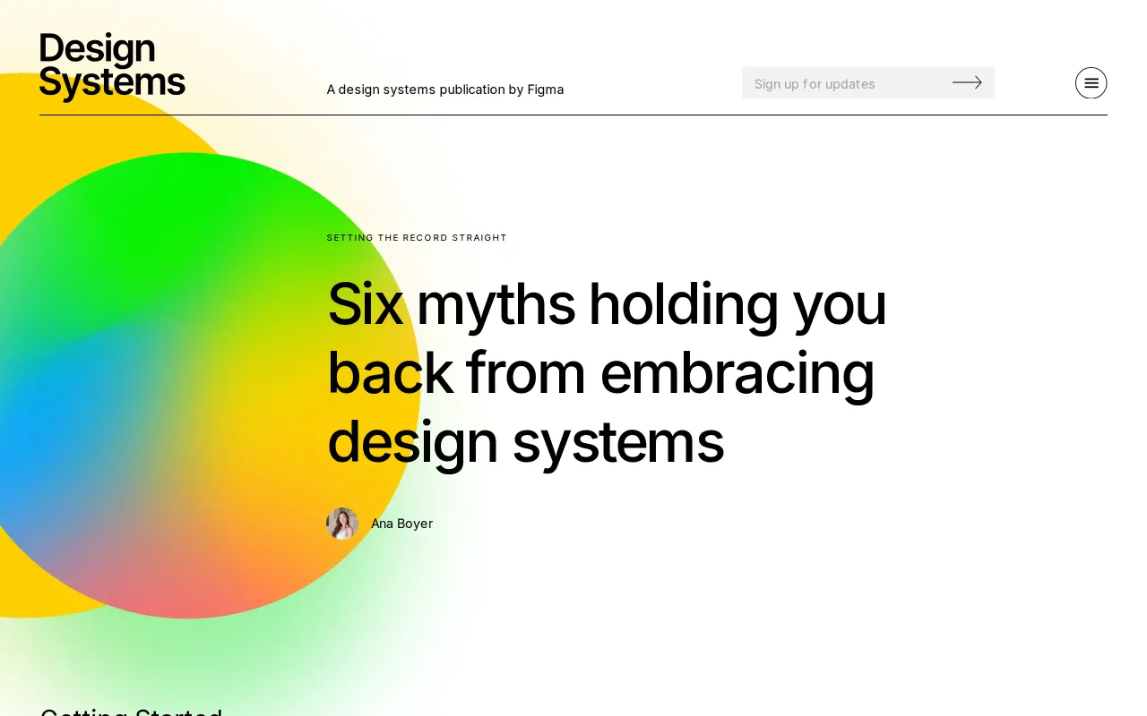 Design Systems screenshot