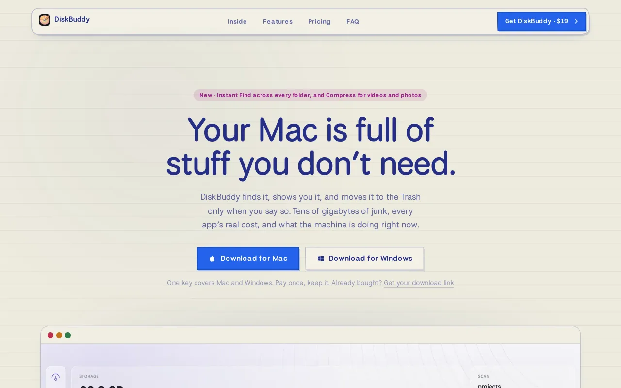 DiskBuddy screenshot