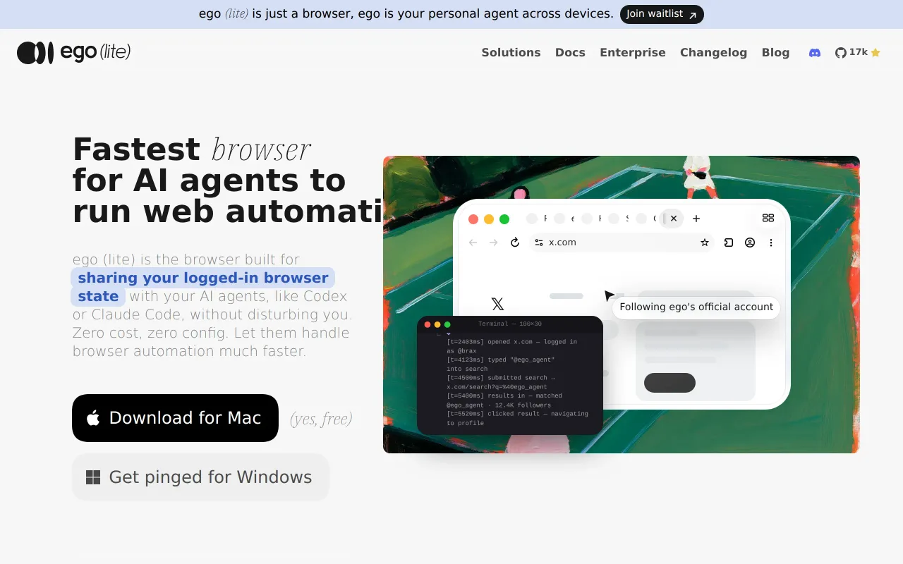 ego (lite) screenshot