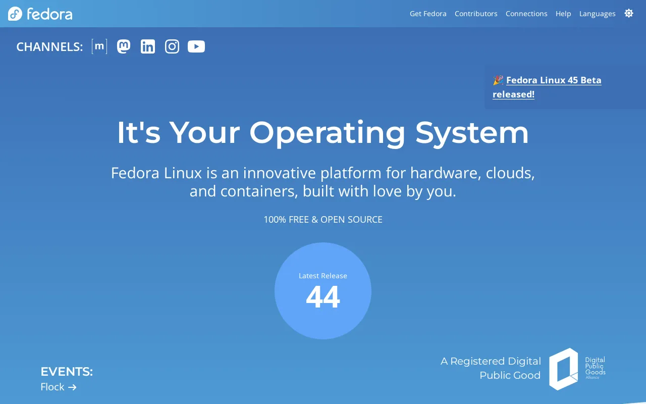 Fedora screenshot