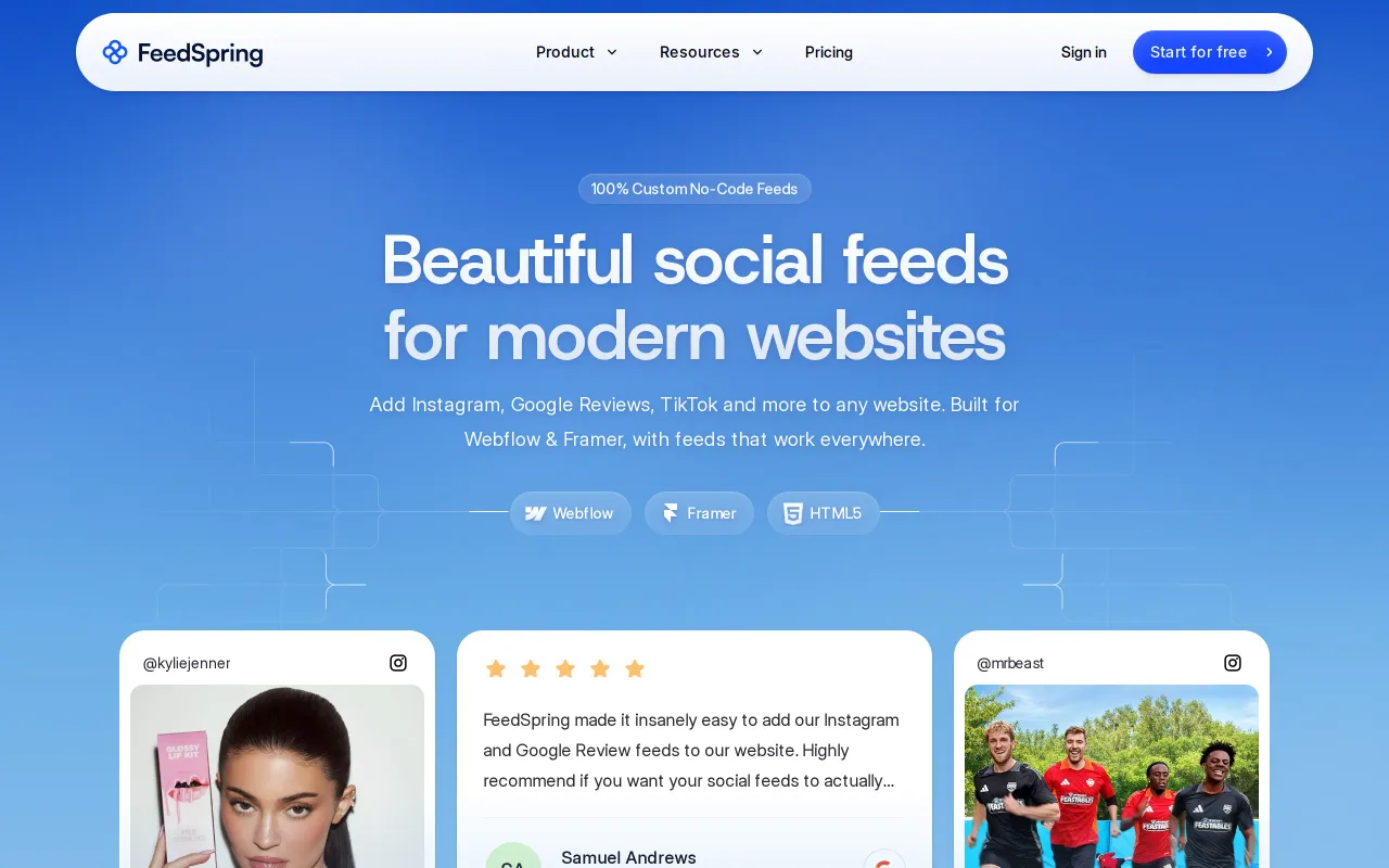 FeedSpring screenshot