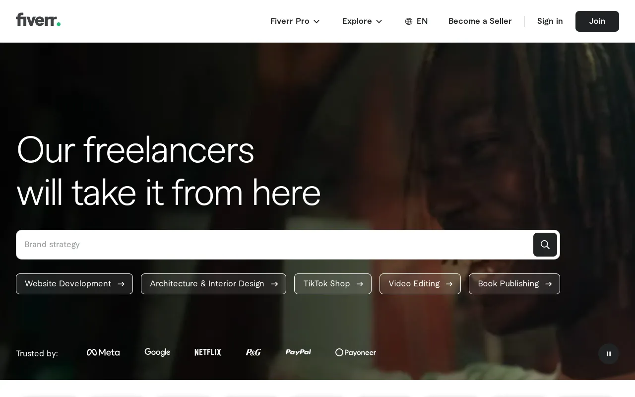 Fiverr screenshot