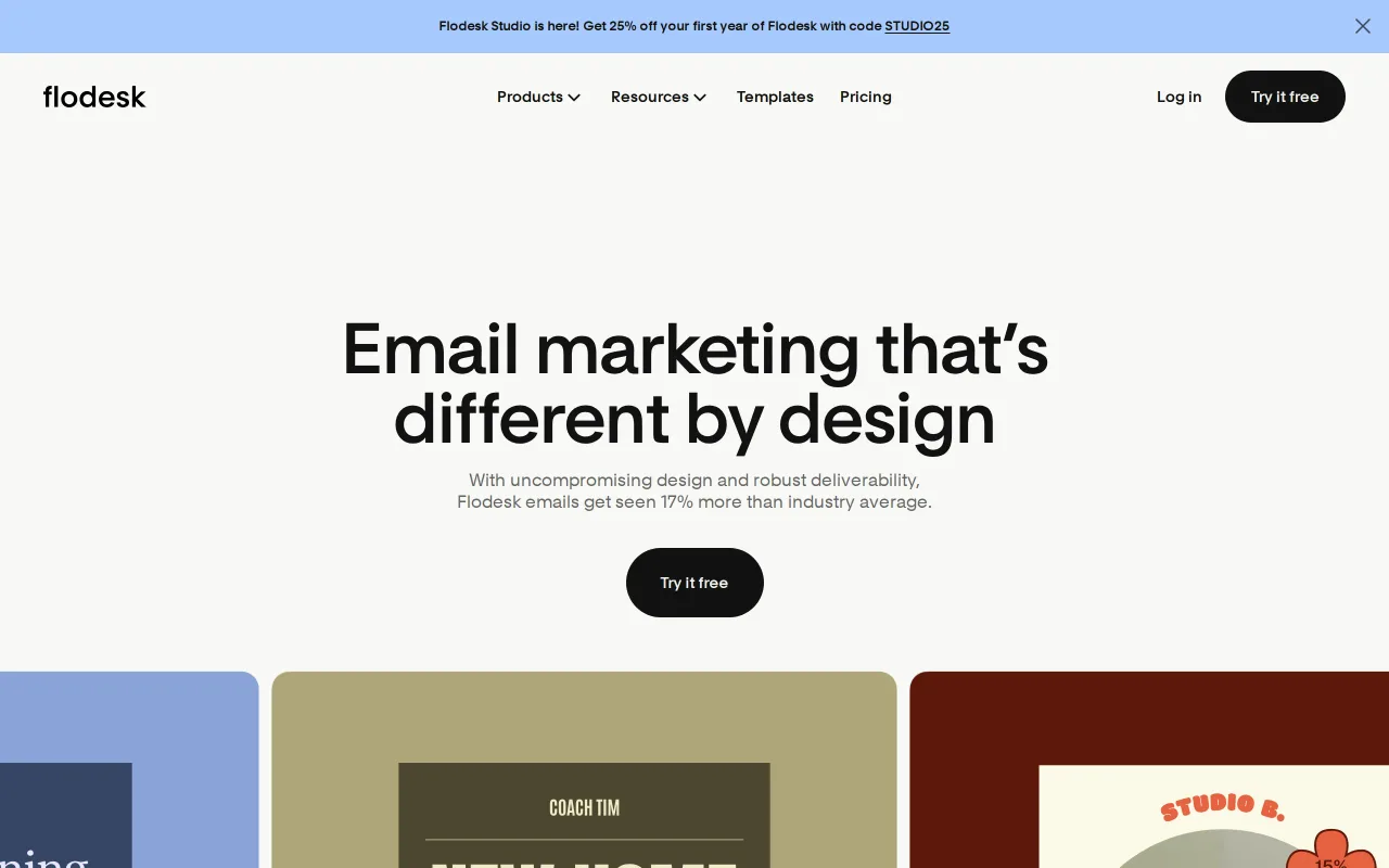 Flodesk screenshot