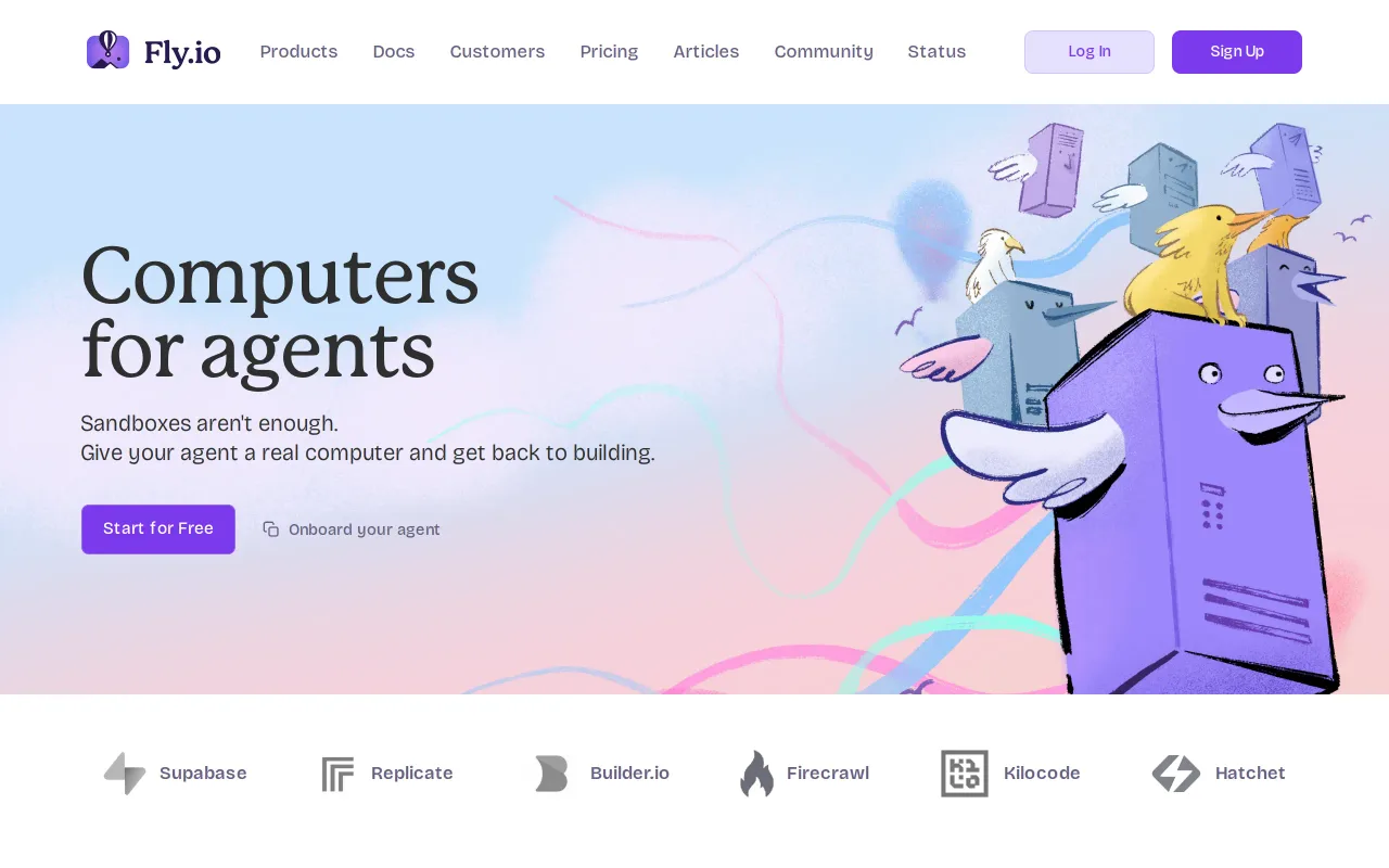 Fly.io screenshot
