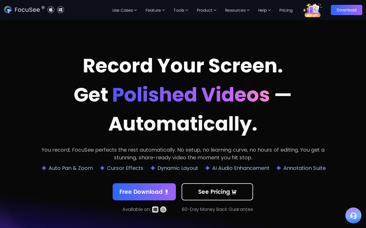FocuSee screenshot