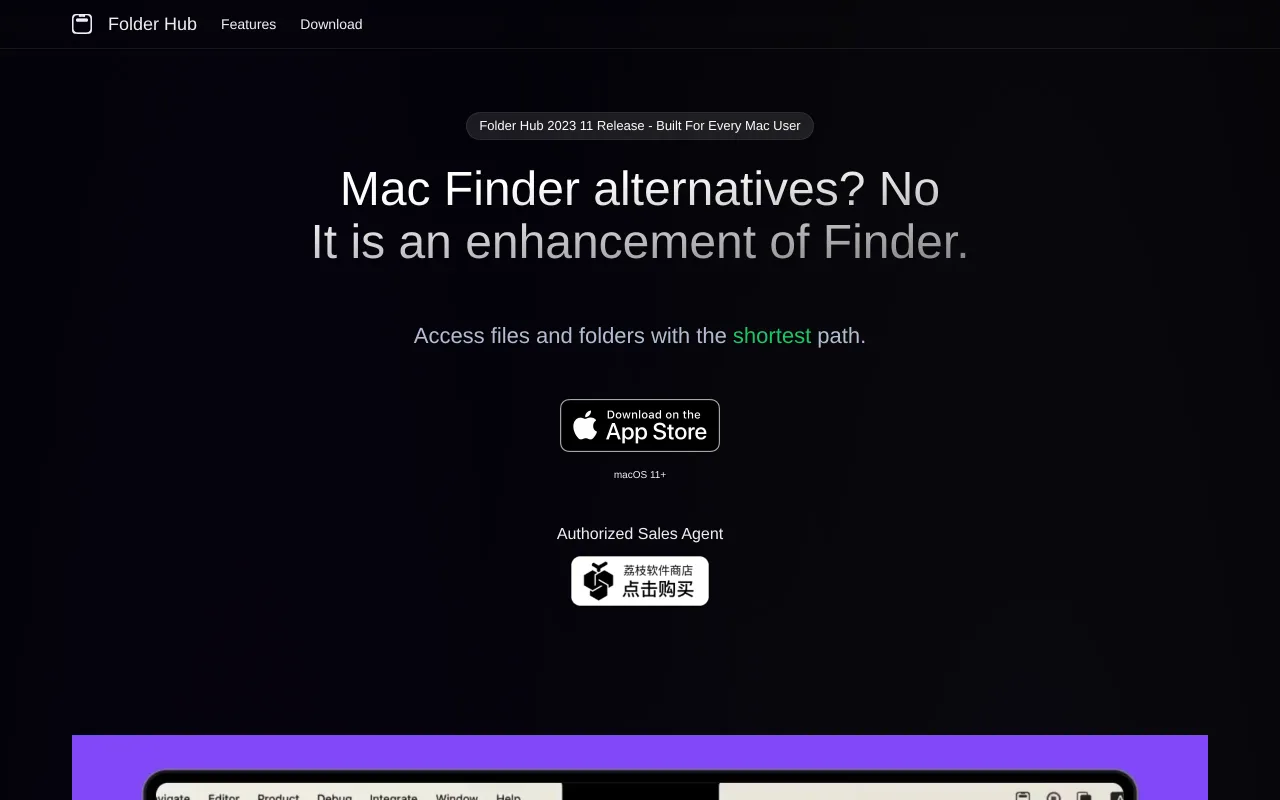 Folder Hub screenshot