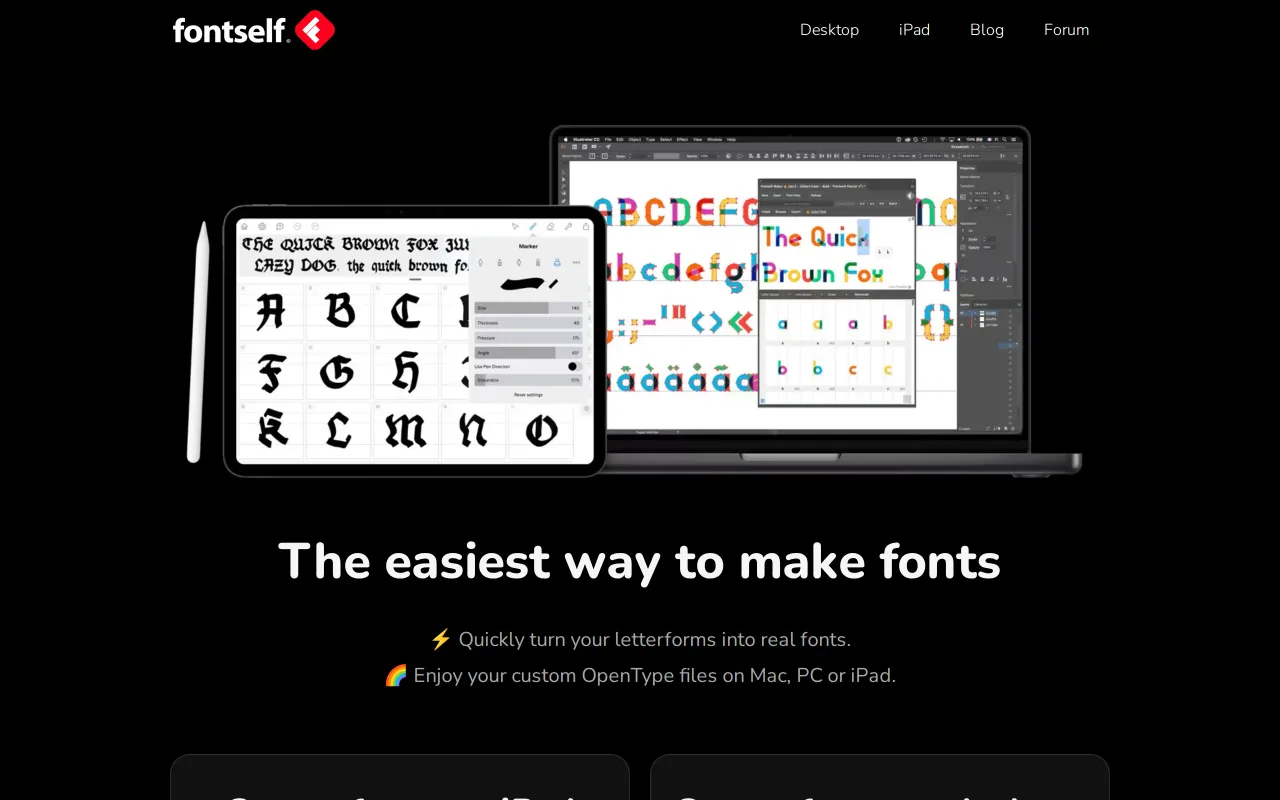 Fontself Maker screenshot