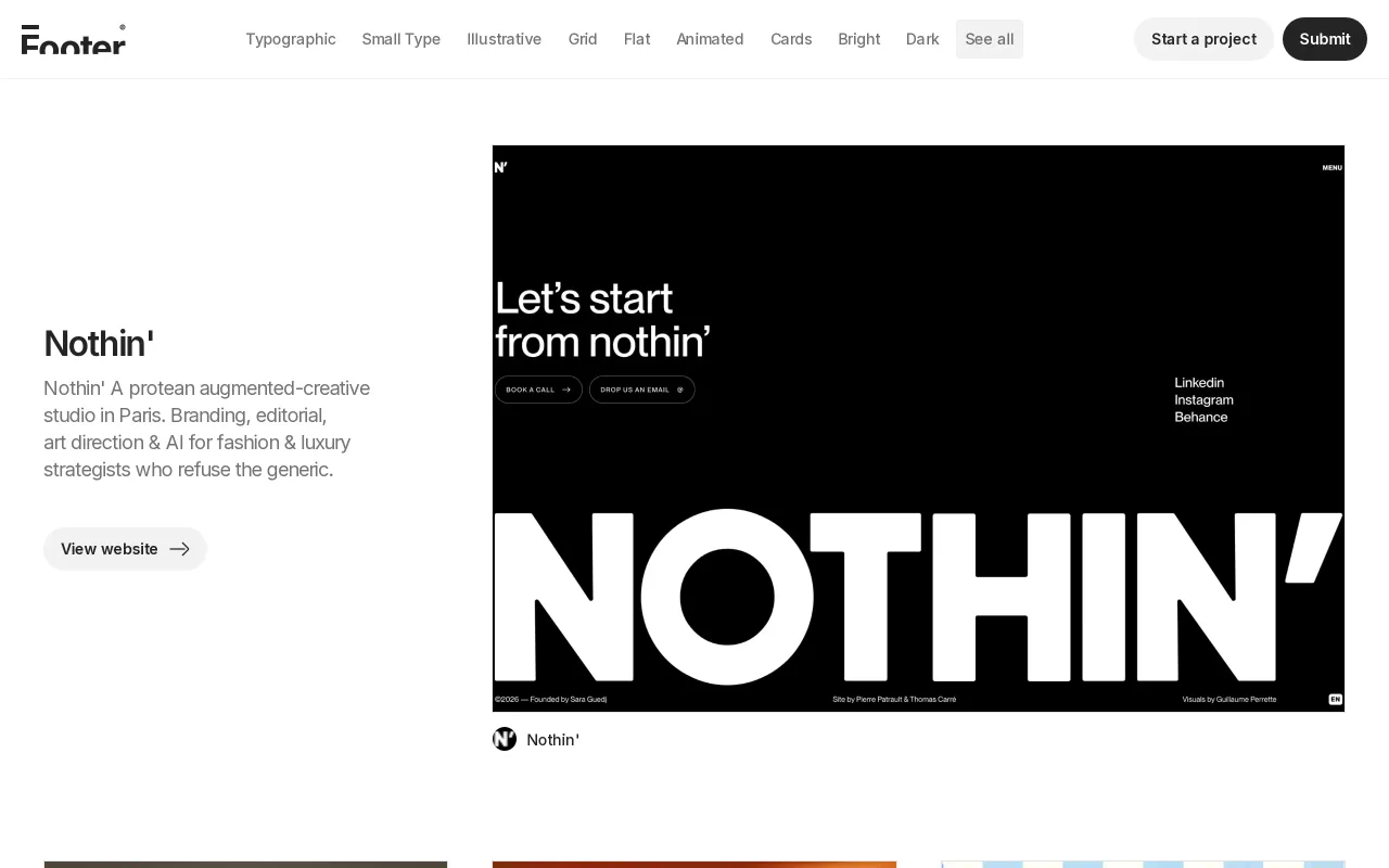 Footer.Design screenshot