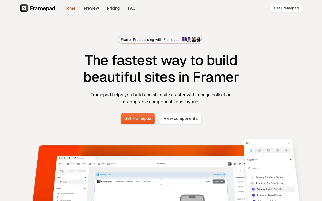 Frame Pad screenshot