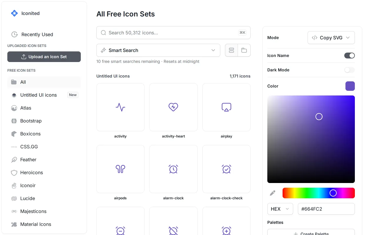 Framer Icons screenshot