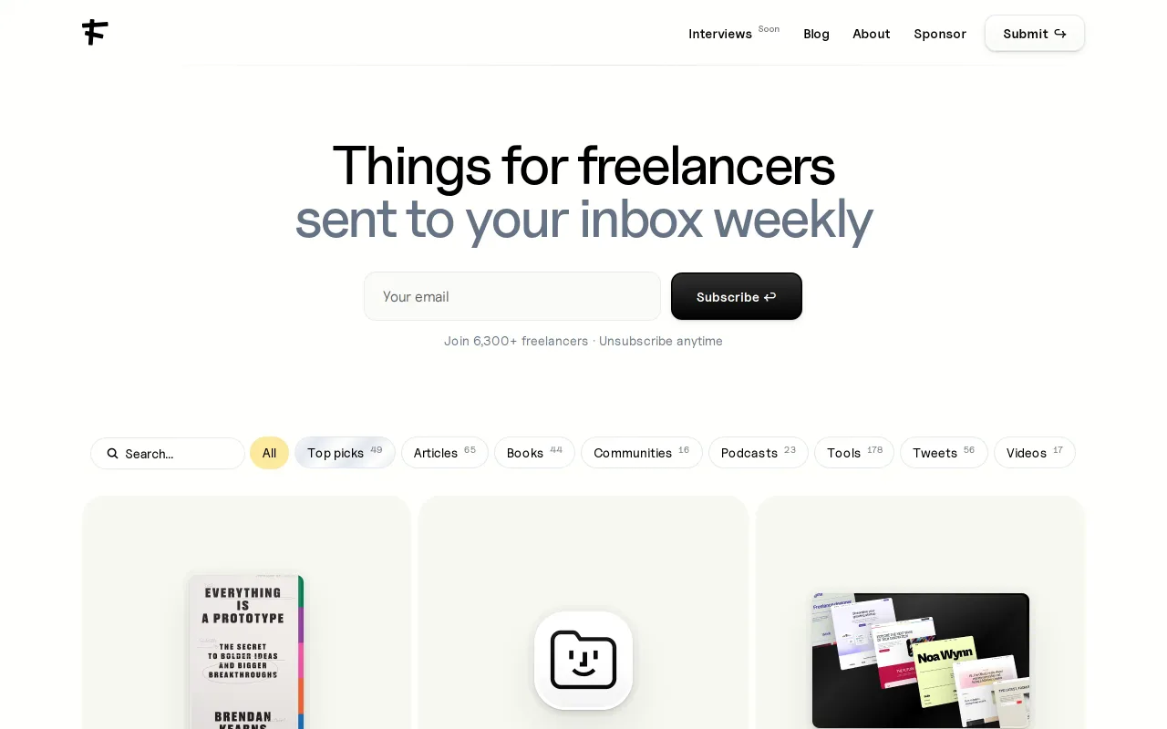 Freelance Things screenshot