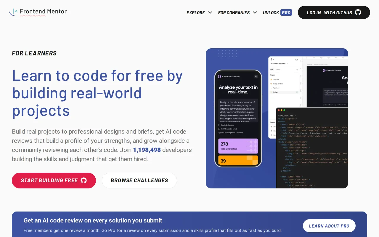 Frontend Mentor screenshot